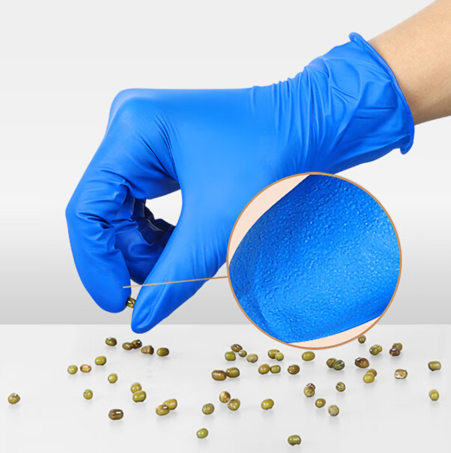 Blue Nitrile Gloves 
