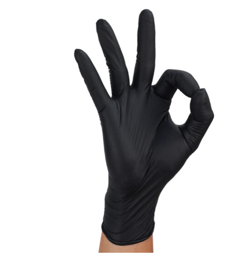 Black Nitrile Gloves 