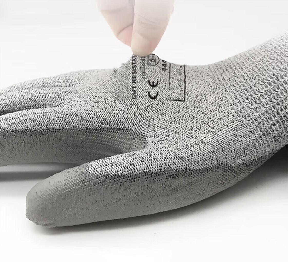 Cut resistant work gloves