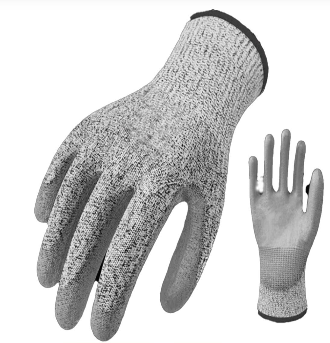 Cut resistant work gloves