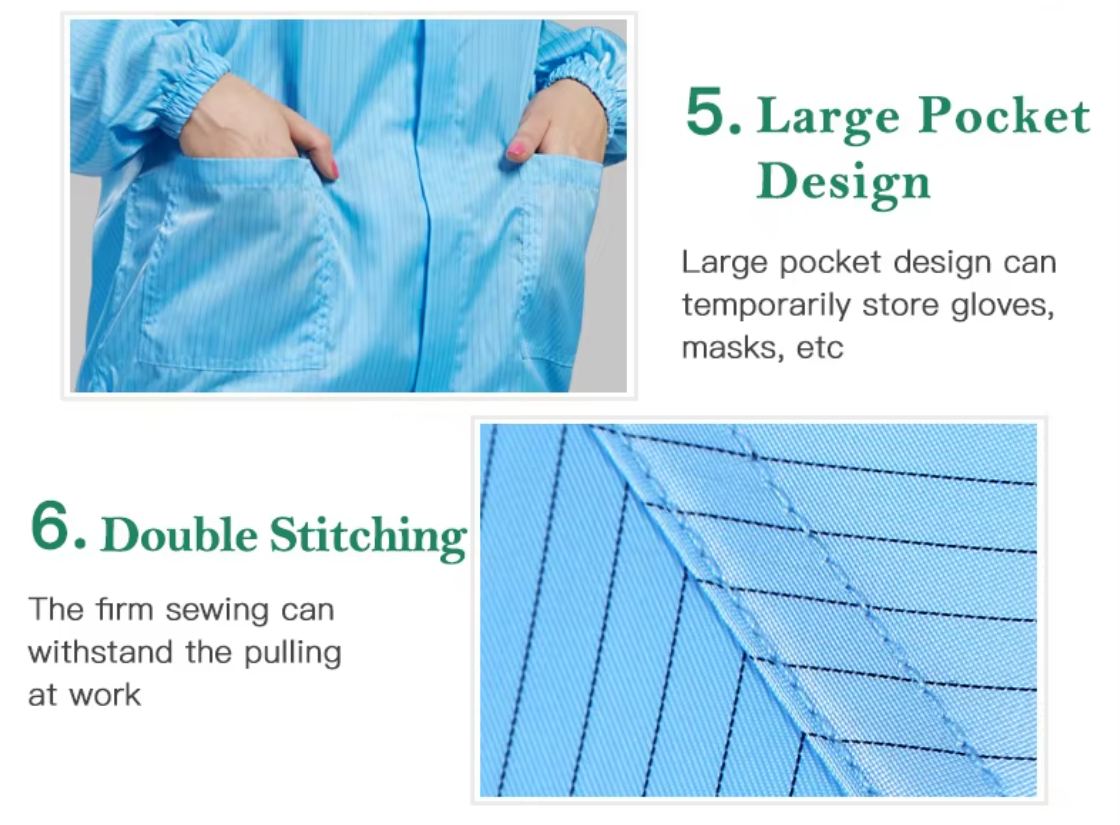 Clean ESD Washable Garment 