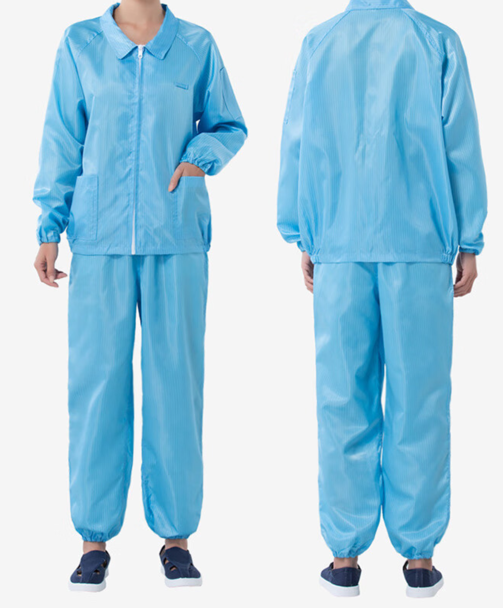  ESD Washable Garment Reusable Food Industry Suit Safety Cleanroom Esd Antistatic Clothes