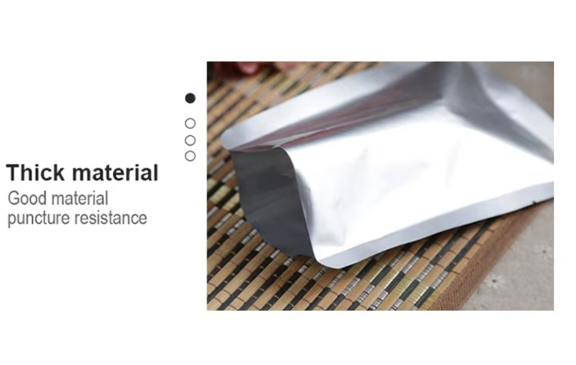 PET AL NY PE Material Plastic Aluminum Foil Zipper Handle Static Shielding AntiStatic Moisture-Proof ESD Moisture Barrier Bag