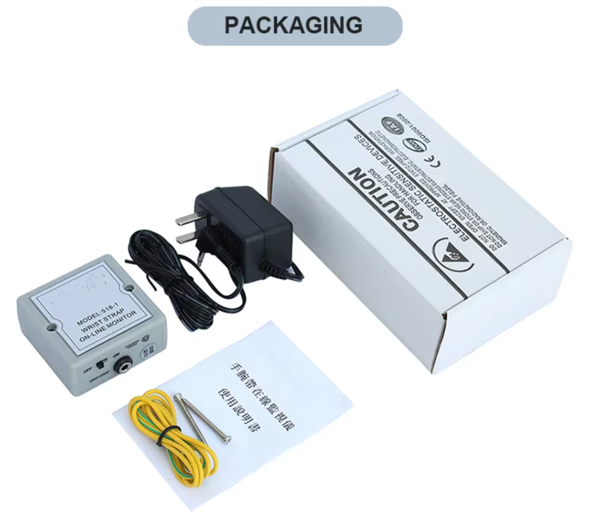 Antistatic Online Monitor Esd Wrist Strap Tester