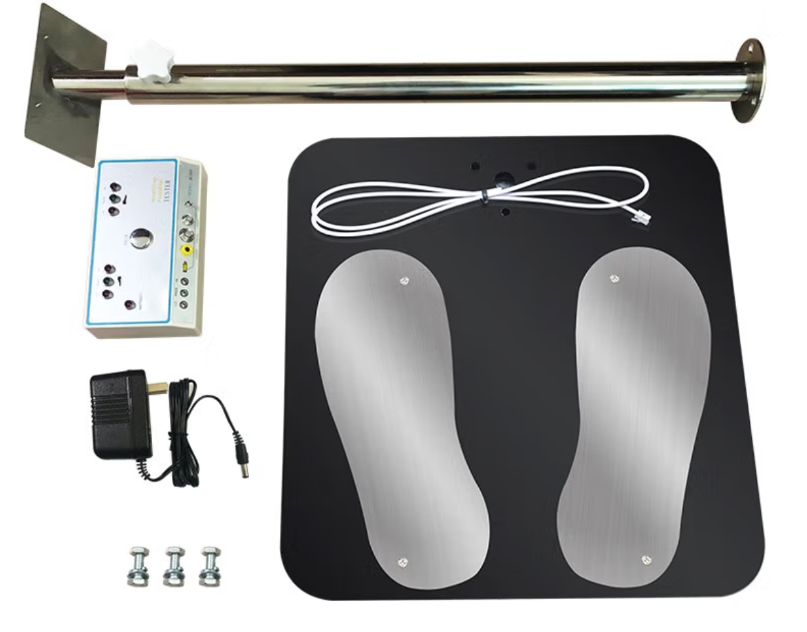 Dual 3-State Touch ESD Foot Tester New Condition Machinery Industrial Electronics Footwear/Wrist Str