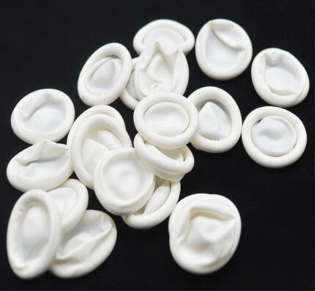 Antistatic White Nitrile Finger Cots Cleanroom Dotted Orange Fingerstall Fingercots & Finger Latex Finger Cots