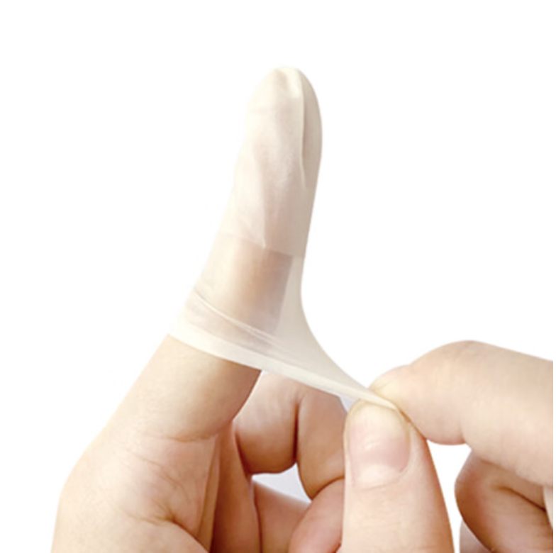 Orange Antistatic Gloves Latex Finger Cots for Industry and Cleanroom ​