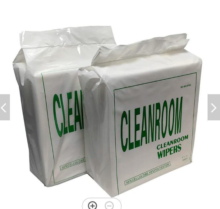 Cleanroom Wiper 100% Polyester Wiper Laser Cut Cleanroom Wipe
