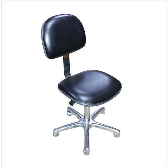 Antistatic Leather Chair ESD Adjustable Laboratory Clean Room Office Fabric PU Foam Chair ESD Cleanroom Antistatic Chair