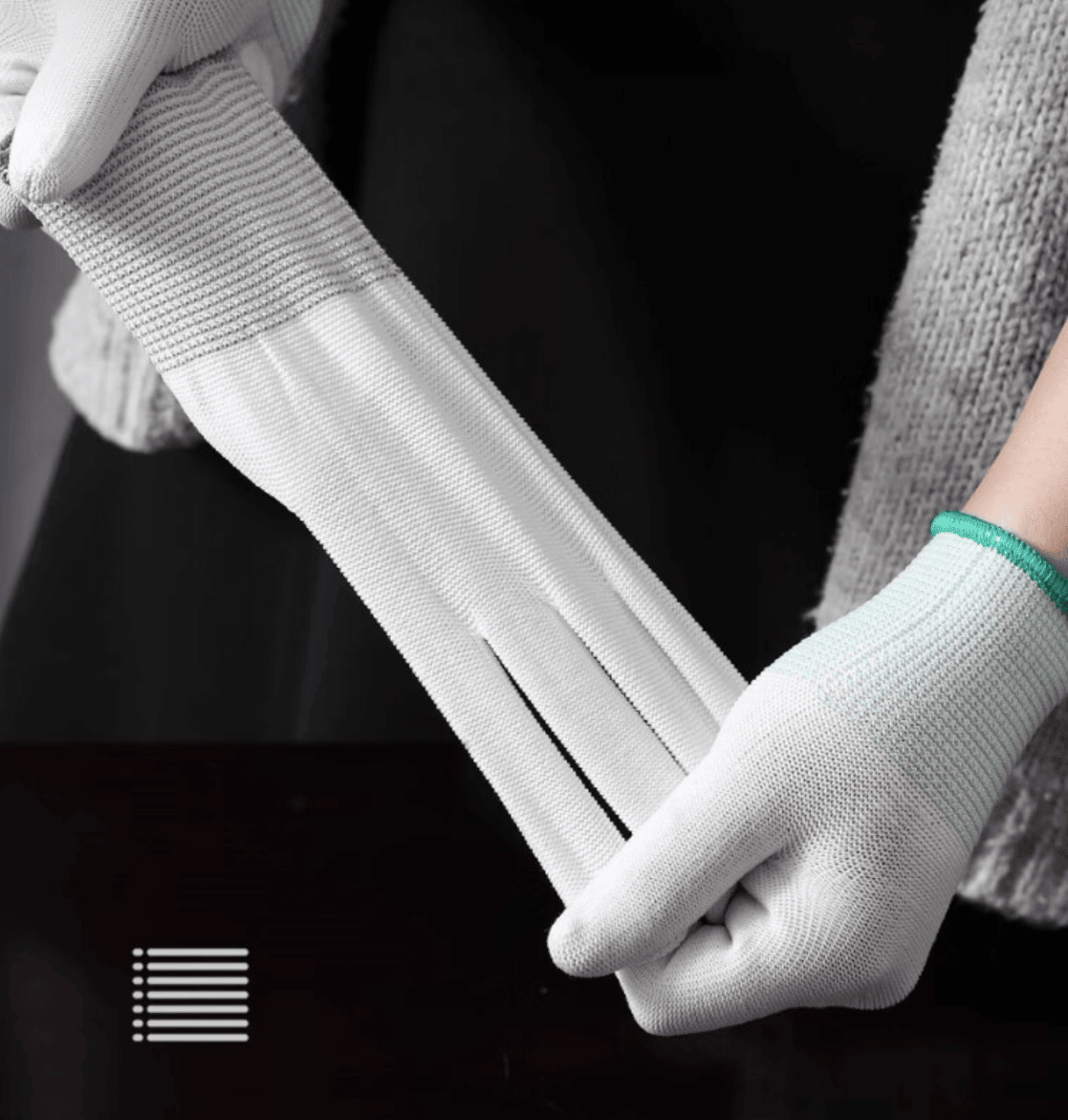 polyurethane dipped gloves