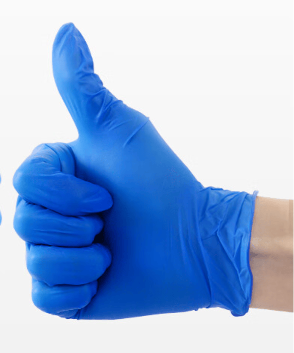 Blue Nitrile Gloves 
