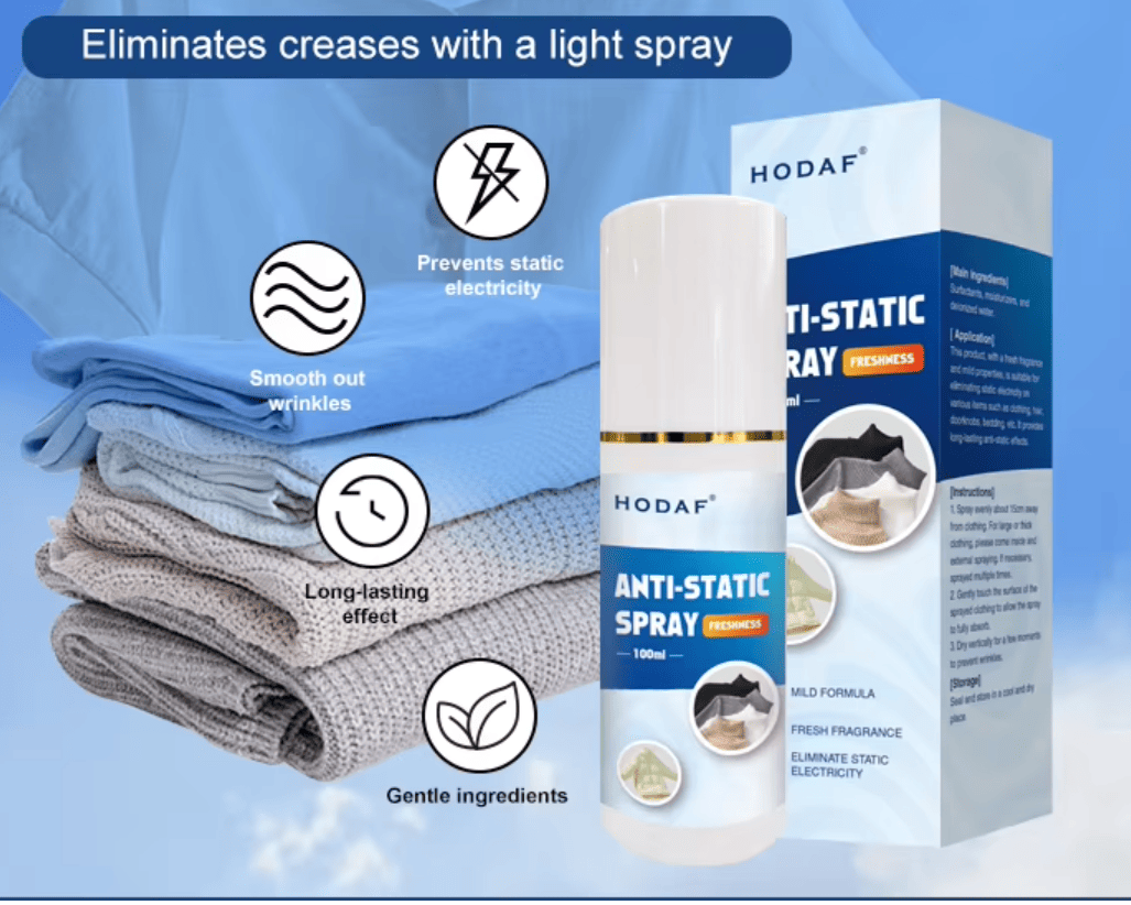 What is antistatic spray?