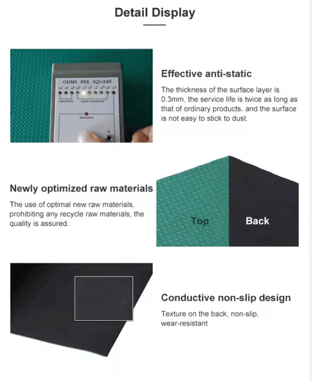 how to use anti static mat?
