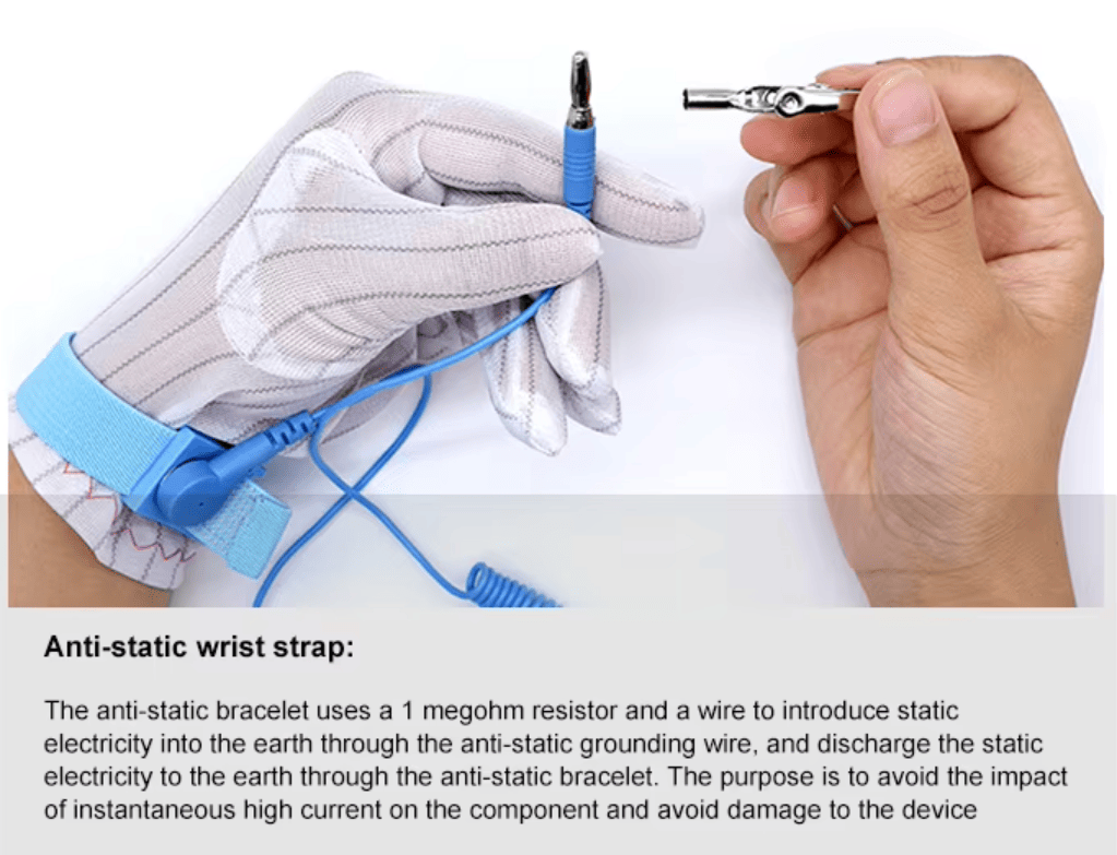 How to use esd strap correctly ?