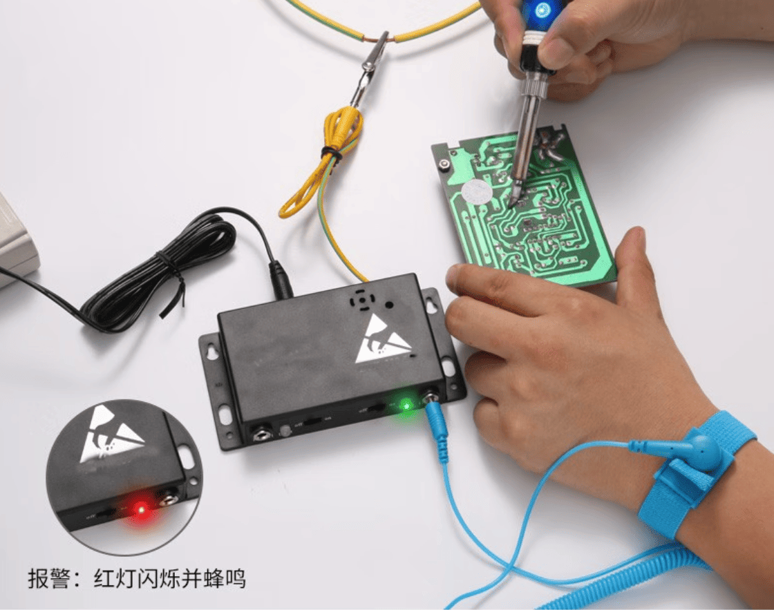How to use anti static wrist?
